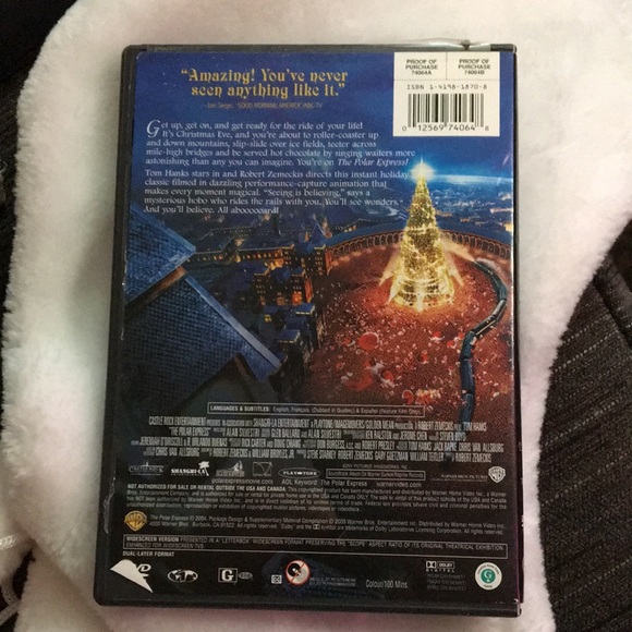 The Polar Express DVD with Stunning Cover Art - Picture 2 of 2